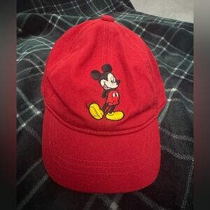 Baby GAP Kids Red Cap with Mickey Mouse Embroidery